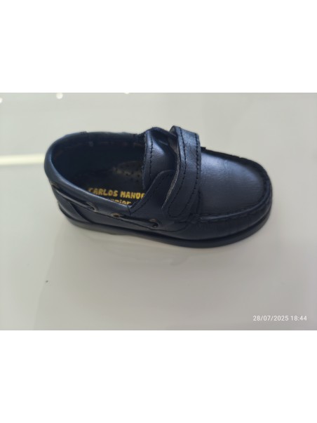 Sapatos vela em pele