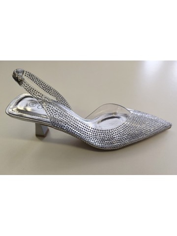 Sapatos transparentes com...