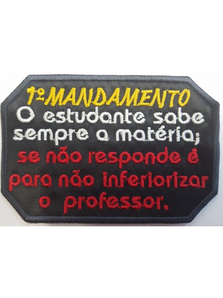 1º Mandamento O Estudante Sabe Sempre A Matéria