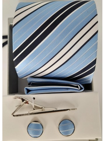 Conjunto gravata lenço...